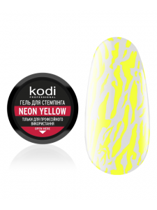 Stamping Gel Neon Yellow, 4 ml